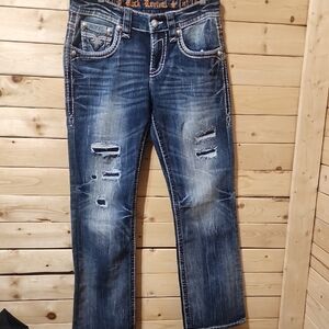 Mens Rock Revival Jeans Size 31 Manny Bootcut NWOT Inseam 31in